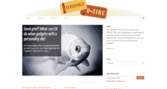 Desktop Screenshot of experiencedzine.com